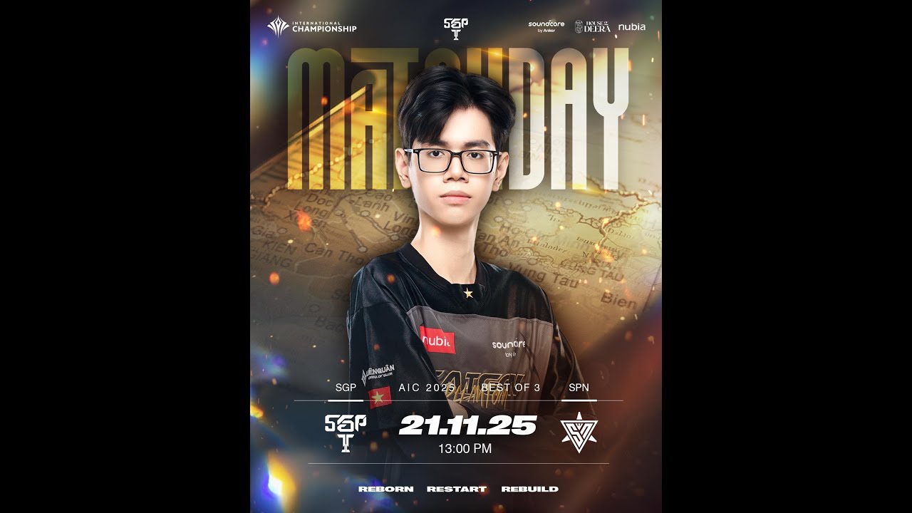 TRỰC TIẾP: SAIGON PHANTOM vs SUPER NOVA | VÒNG BẢNG | AIC 2025 (21/11)