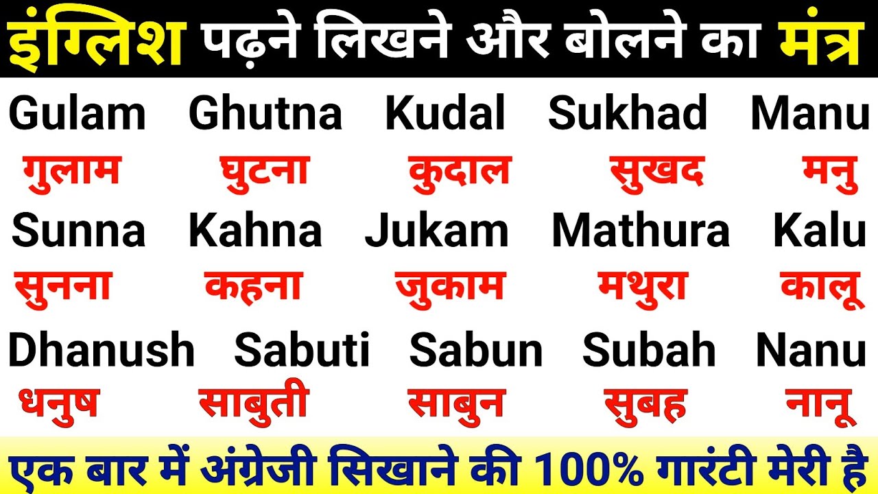 English Padhna-likhna Kaise Sikhe | अंग्रेजी पढ़ना लिखना कैसे सीखें | How to Write English Name