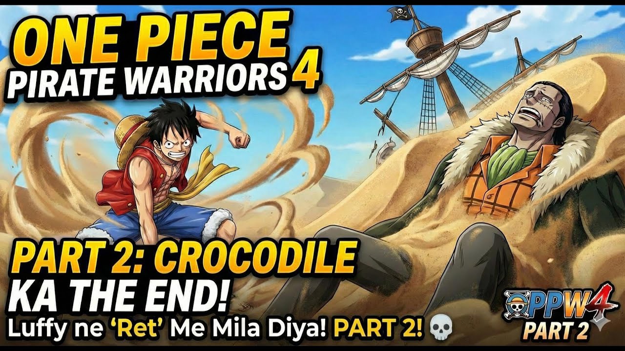 Crocodile Ka The End! 🐊 Luffy ne 