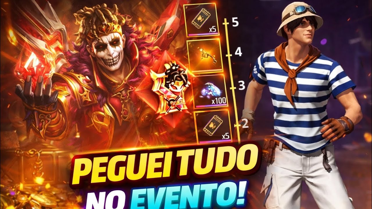 🔥🚨 ZEREI O EVENTO! PEGUEI TODOS OS ITENS NO TESOURO DA EQUIPE 😱💎