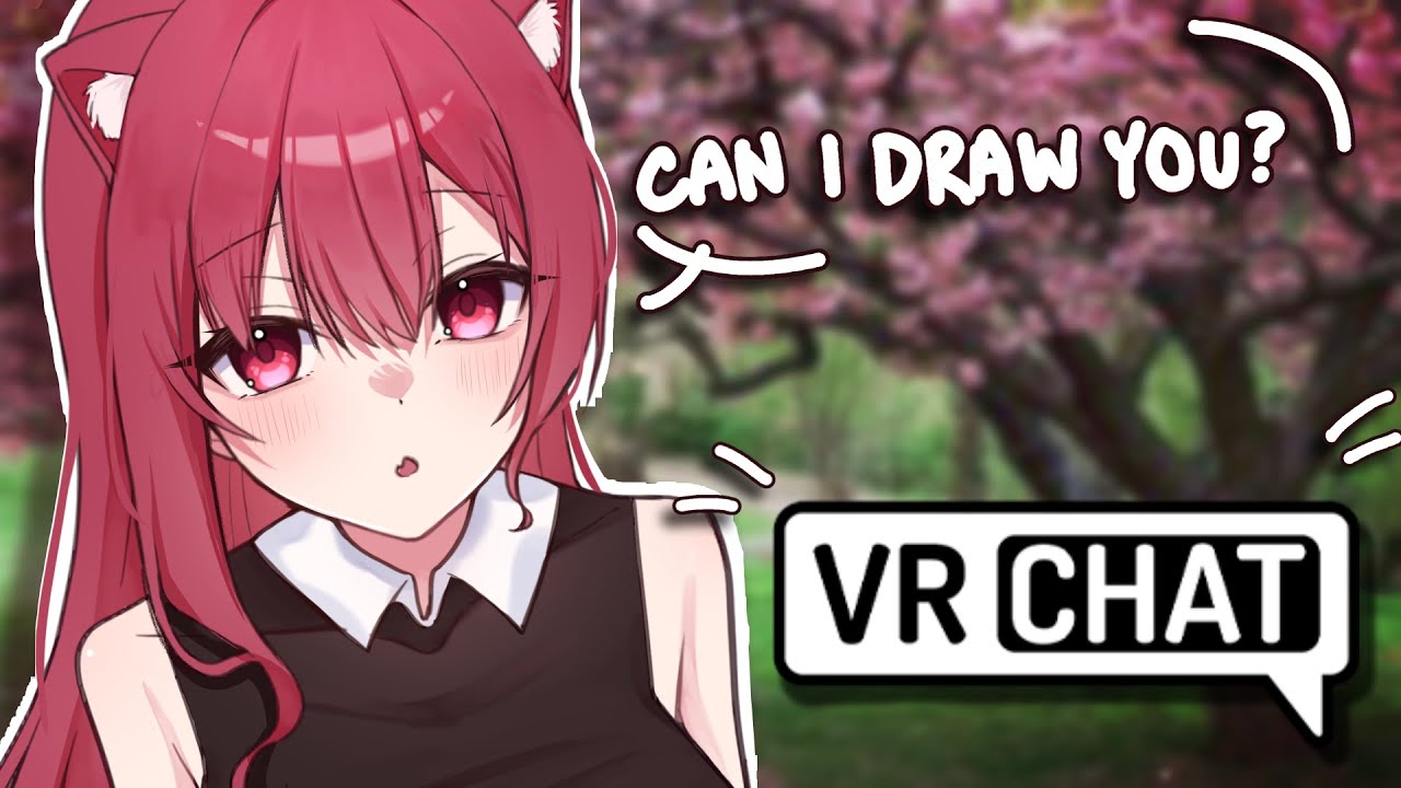 Drawing STRANGERS in VRChat 1
