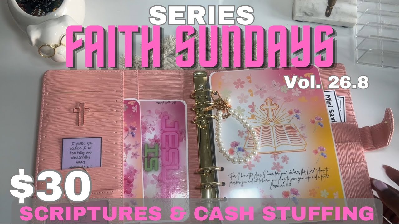 Faith Sunday Savings | Scriptures & Cash Stuffing 