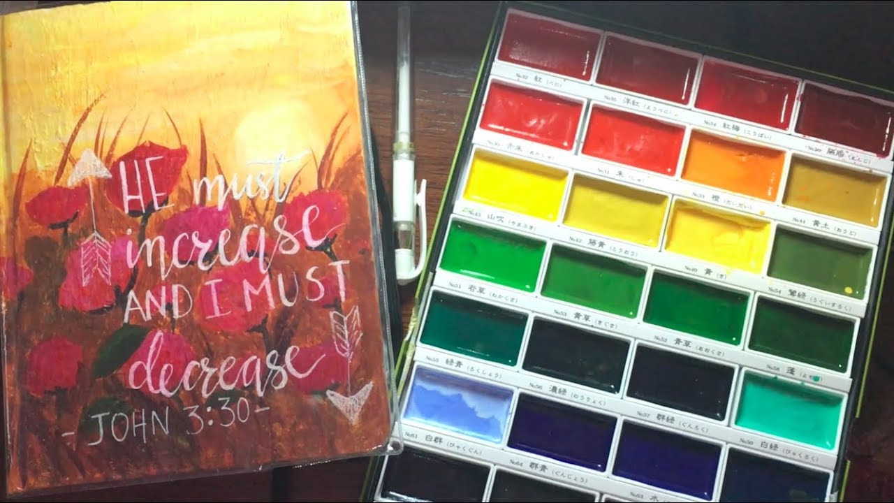 How to Paint Your Bible Cover Easy + Free Printable