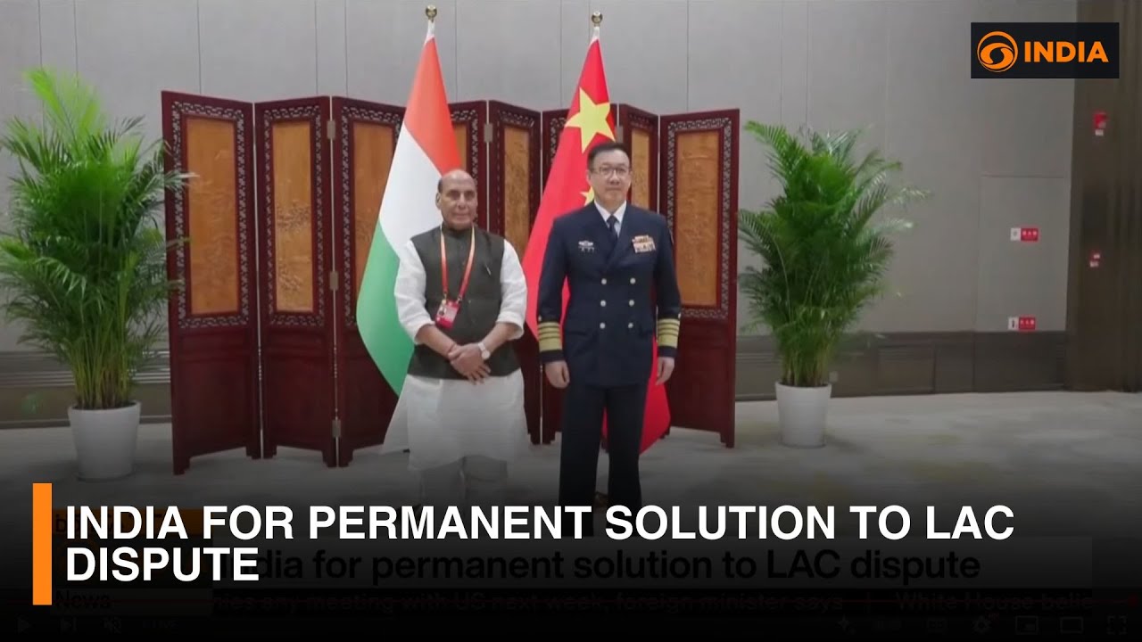 India for permanent solution to LAC dispute & more updates | 6 PM IST | DD India Live