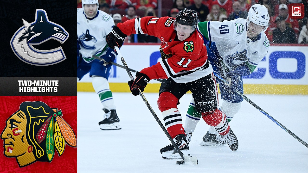 Chicago Blackhawks vs. Vancouver Canucks (3/6/26) | Game Highlights | CHSN Blackhawks