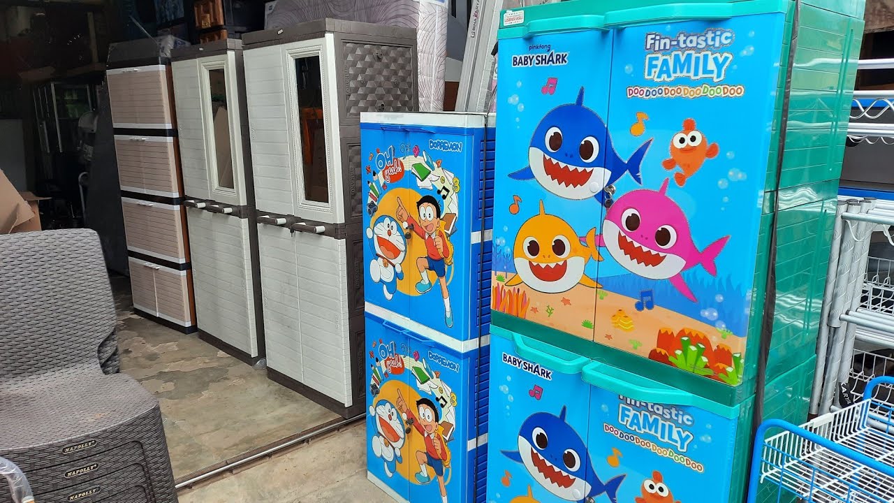 Lemari plastik bongkar pasang naiba, akako, club 4 susun