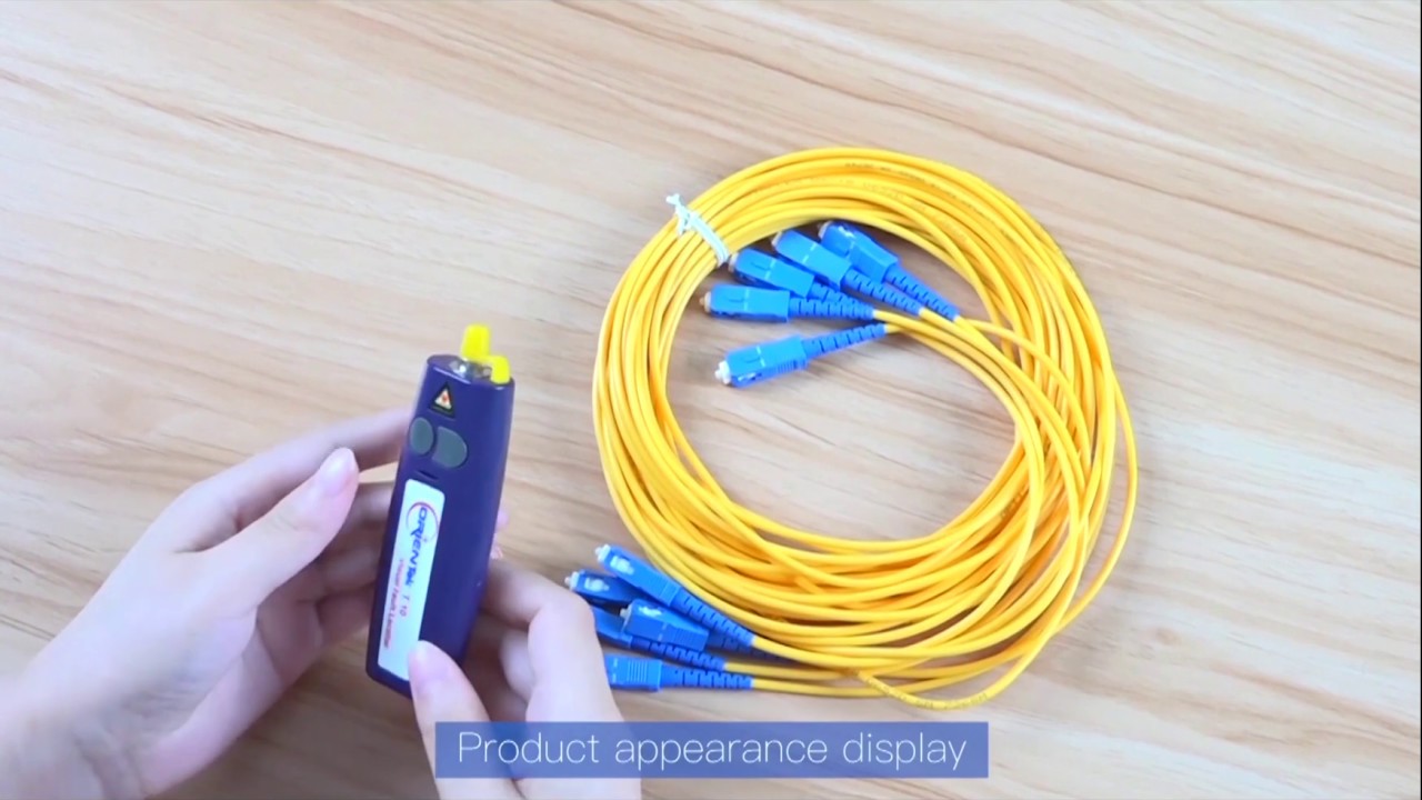 How to use Visual Fault Locator Orientek T10 Fiber Break Checker