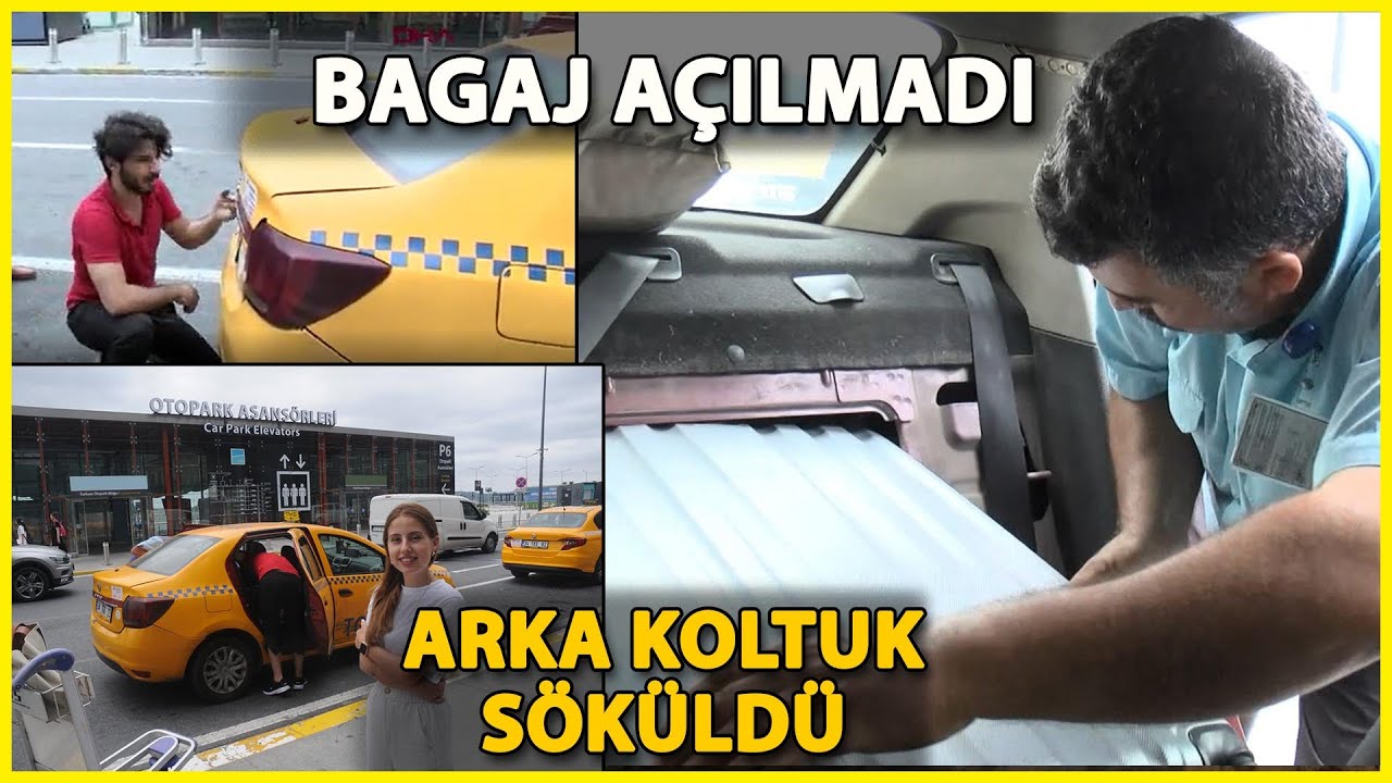 İstanbul Havalimanı'nda İlginç Olay; Taksinin Bagajı Açılmadı, Bavul Telaşı Yaşandı