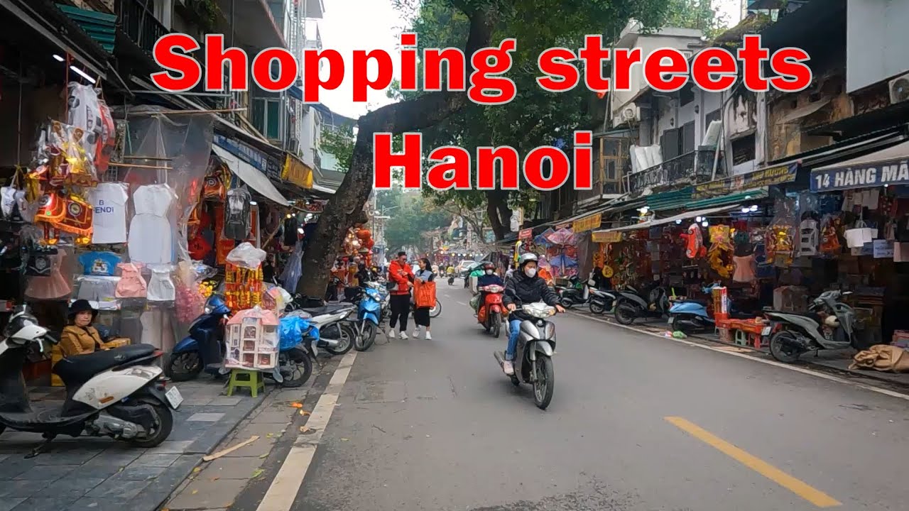 Shopping street Hanoi