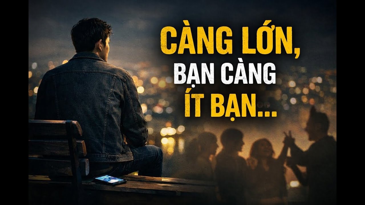 Càng trưởng thành, bạn càng ít bạn — và đó không phải điều tệ.