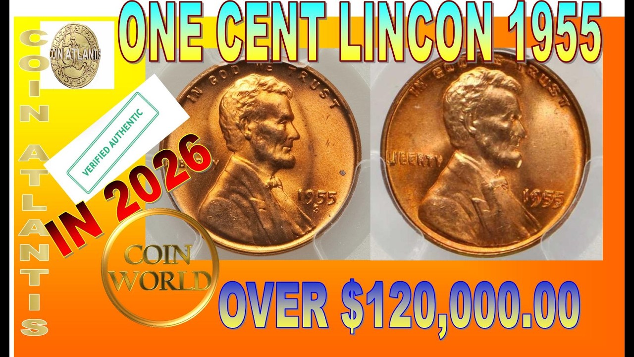 Rare 1955 Wheat Penny Error List. OVER $120,000.00