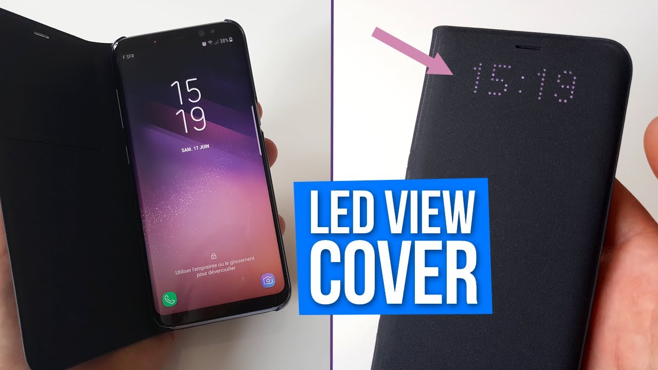 Coque LED VIEW pour Samsung Galaxy S8 !