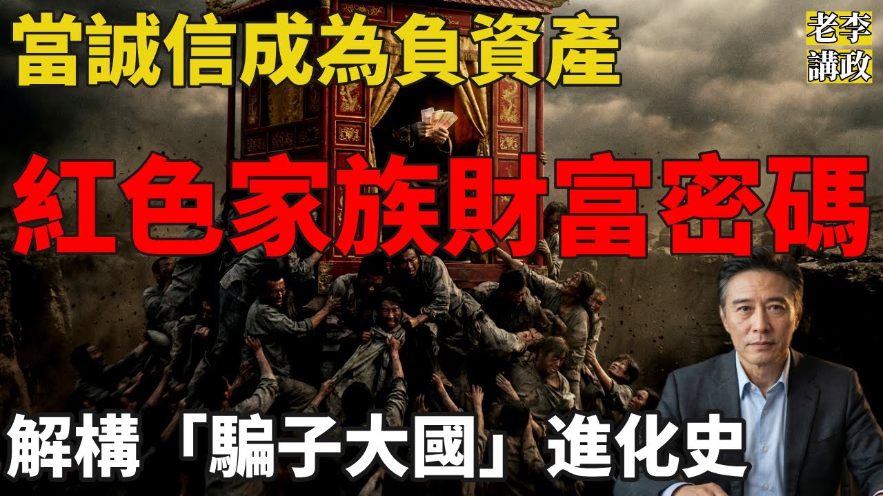 【老李深論】為什麼中國成了全球最大的騙子工廠？全世界都在防華人？從毒教材到大A股，誰在教十四億人撒謊？解構「騙子大國」進化史：#习近平 #中共 #中国 #共产党 #经济 #北京 #诈骗 #骗局揭秘