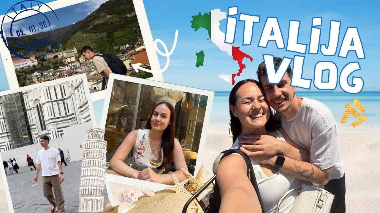 TRIP V ITALIJO 😍 | Prestrašena v La Spezii, Najboljša hrana ever, Cinque Terre, Pisa, Firence | VLOG