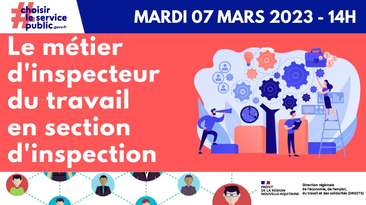 Le métier d'inspecteur du travail en section d'inspection