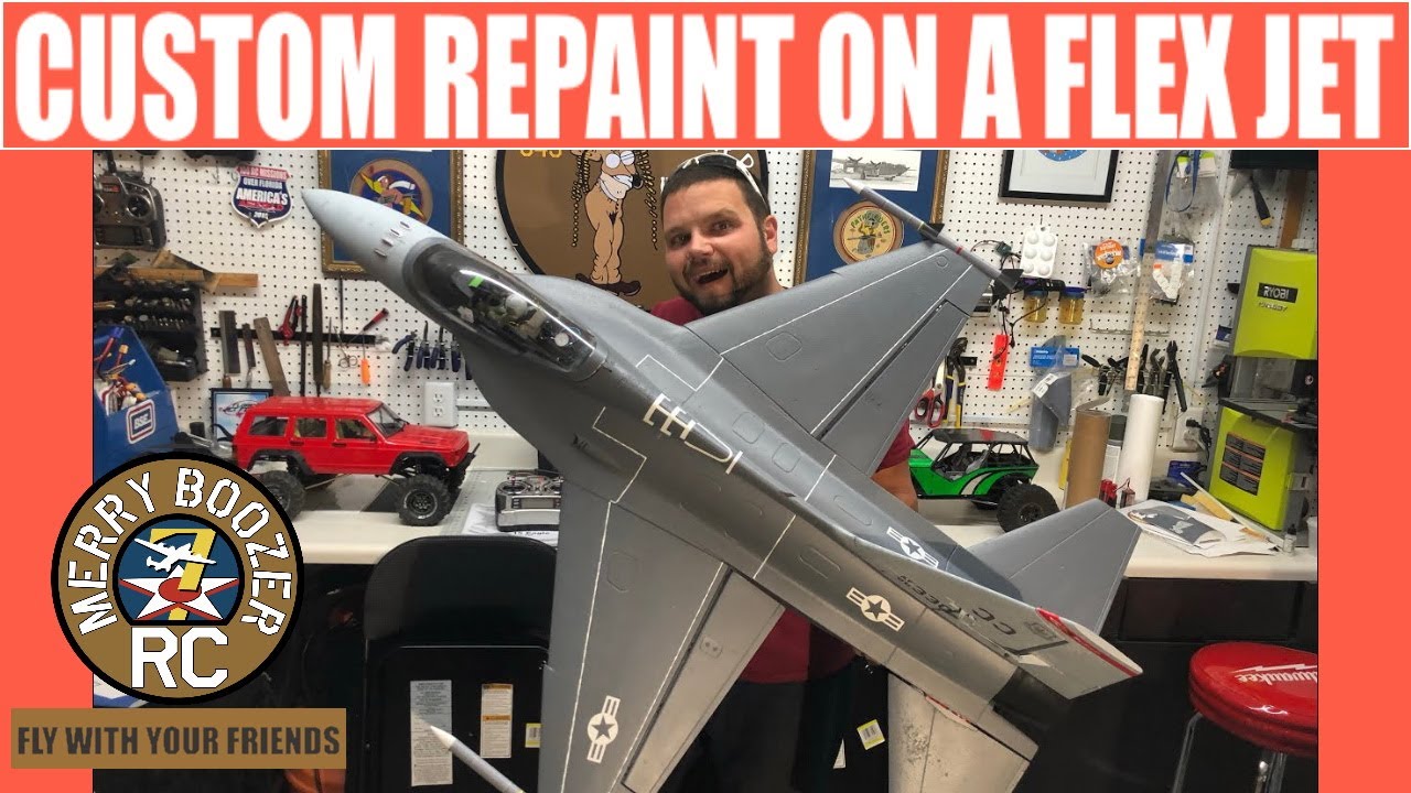 How To Repaint A Foam Airplane, And Custom Build A Cockpit. Featuring The Flex Jet.