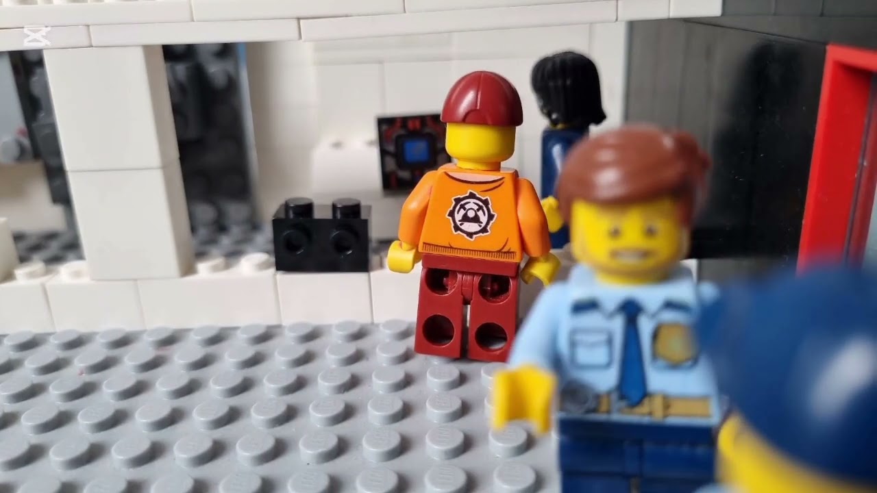 Lego bank robery animation.