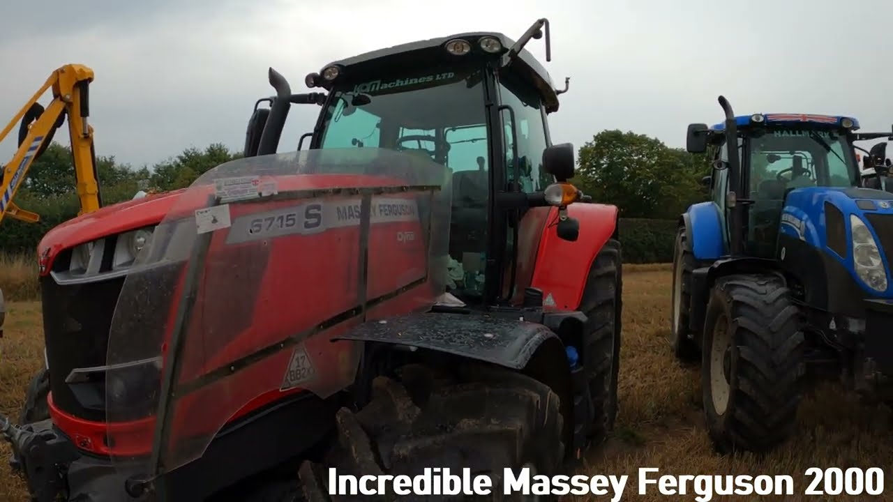 2020 Massey Ferguson 6715S Dyna-6 4.9 Litre 4-Cyl Diesel Tractor (150/175HP) with McConnel Cutter