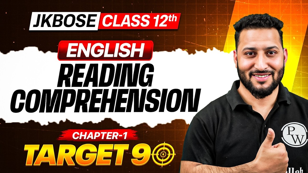 JKBOSE Class-12th English | Target-90 🔥 | JKBOSE Wallah