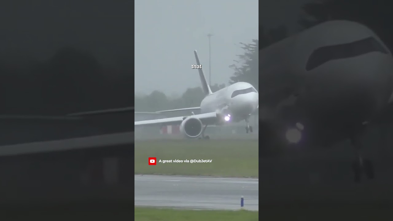 Gusty Go-Around! (Lufthansa A320neo Close Call on Landing at Dublin)