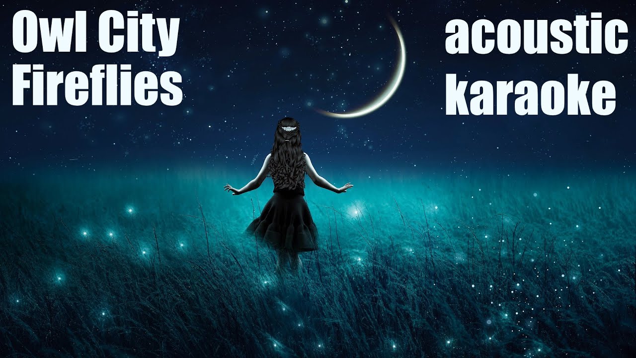 Fireflies (slower/chill) - Owl City | (Acoustic Instrumental/Karaoke)