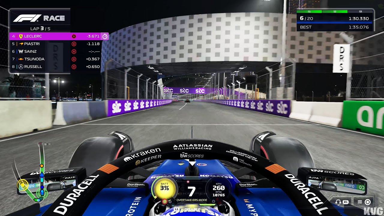 F1 25 - Jeddah Corniche Circuit (Saudi Arabian Grand Prix) - Gameplay (PS5 UHD) [4K60FPS]
