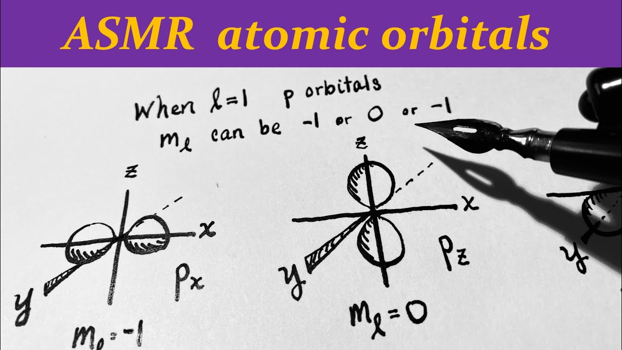 [ASMR Chemistry] Magnetic Quantum Number | Orientations of Atomic Orbitals