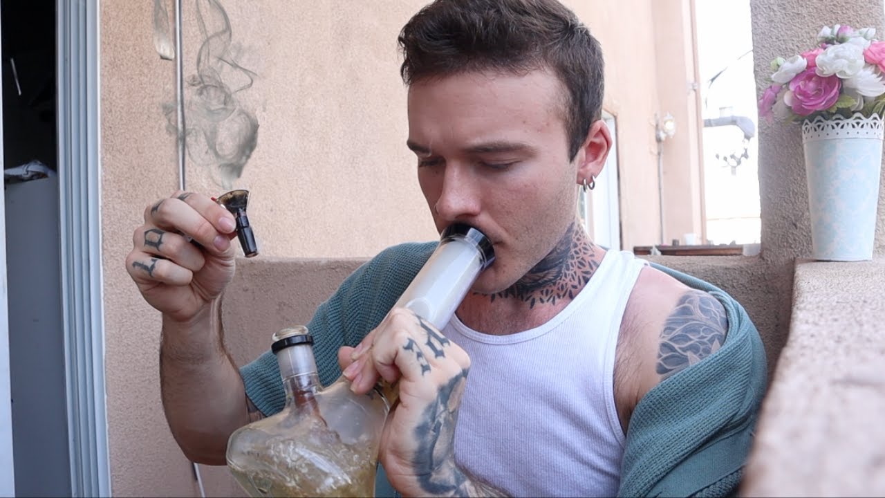 a bong makes the pain go away... balcony sesh