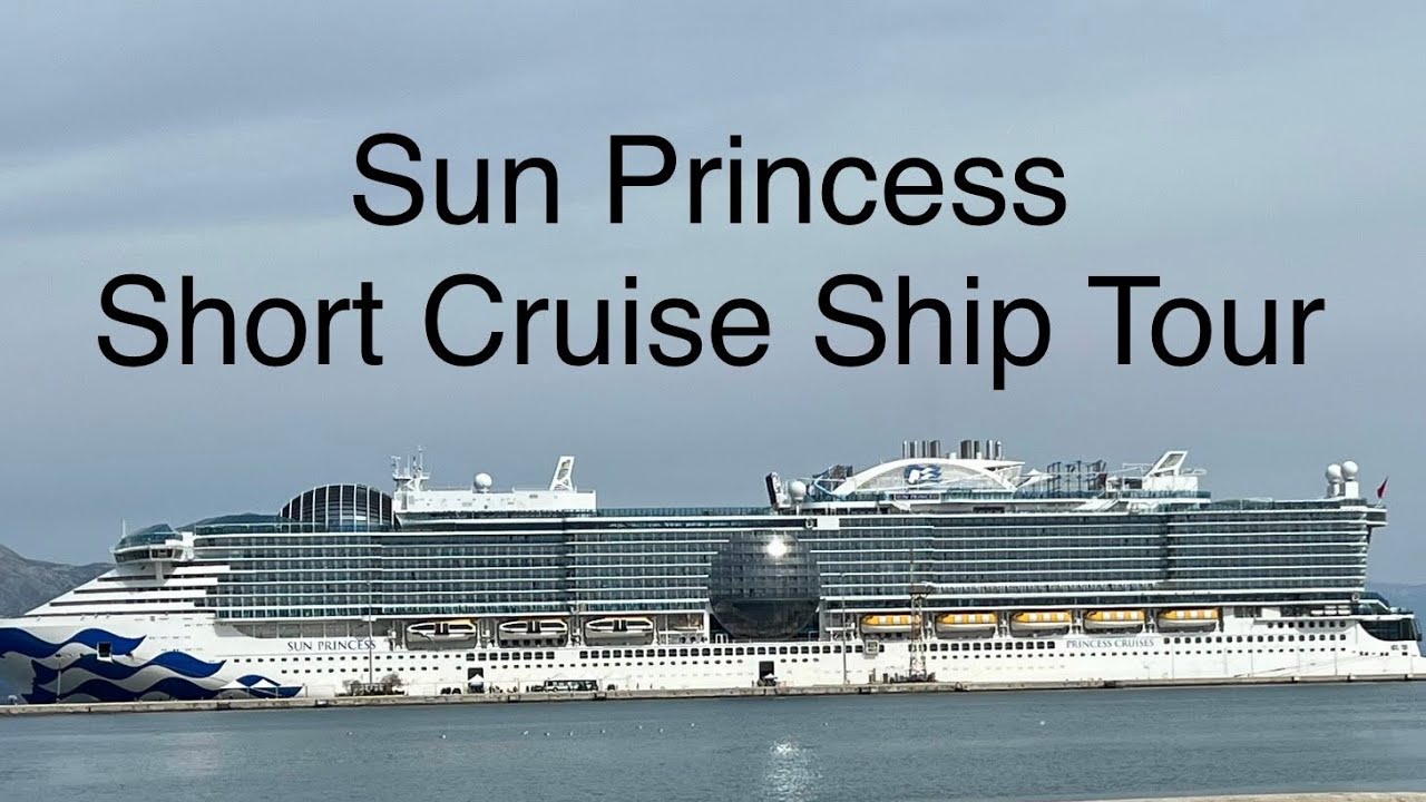Краткое знакомство с круизным лайнером Sun Princess.2024 Sun Princess Cruise Ship