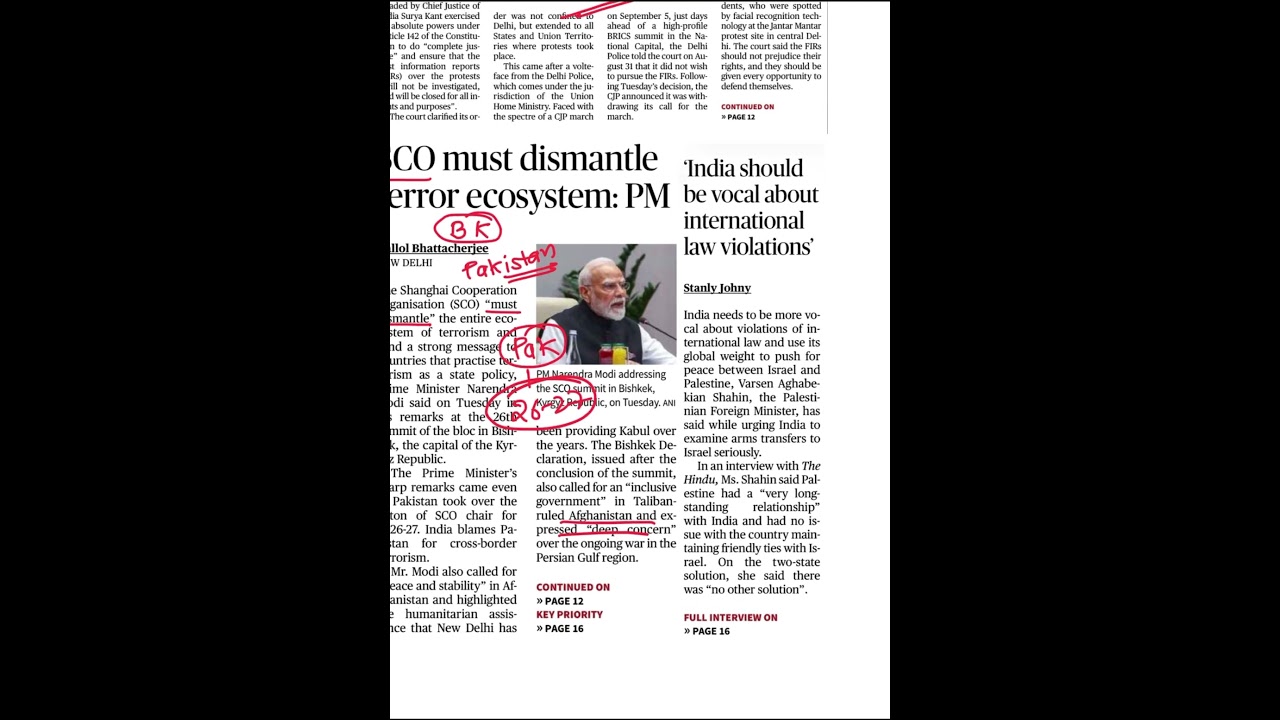 Front Page Analysis | The Hindu & Indian Express | 2 Sept 2026.