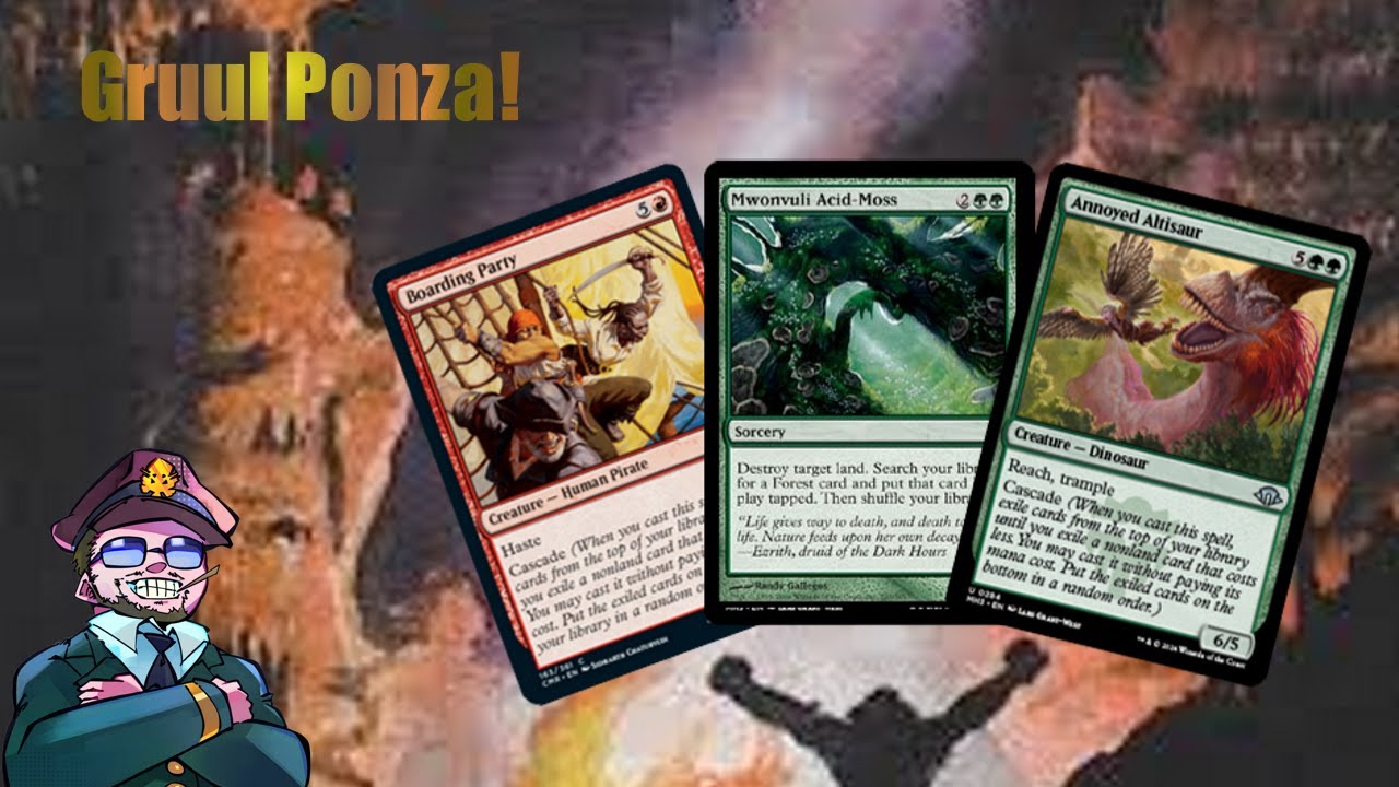 Gruul Ponza! Lands optional, fun mandatory (Pauper land destruction)