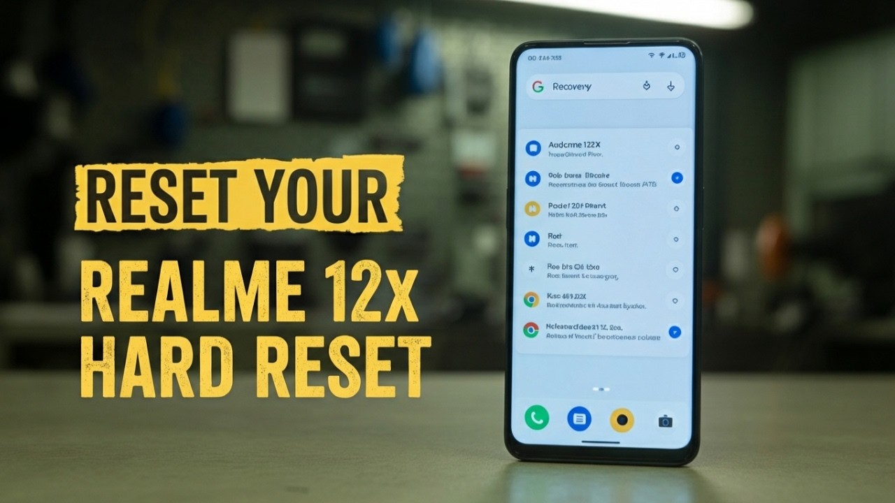 Realme 12x Hard Reset: Unlock Forgotten Pattern and Screen Lock Without Any Computer