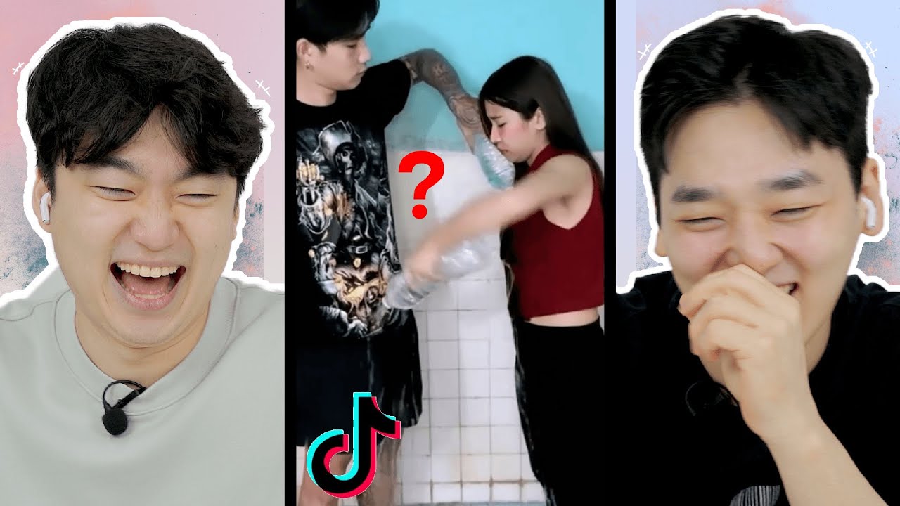 รีแอกชั่นที่คนเกาหลีได้ชมติ๊กต๊อก #คนไทยเป็นคนตลก ตลกมากจริง part.2