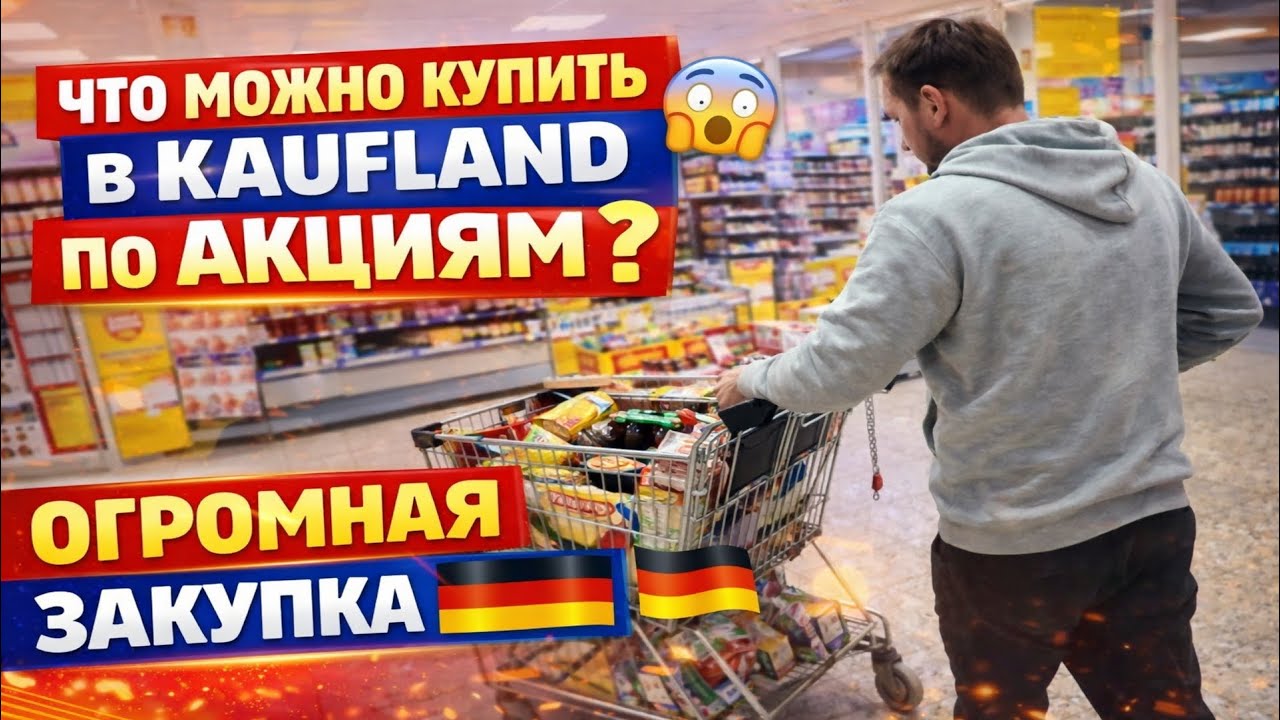 Что можно купить в Kaufland по АКЦИЯМ? 😲 Огромная ЗАКУПКА в Германии.