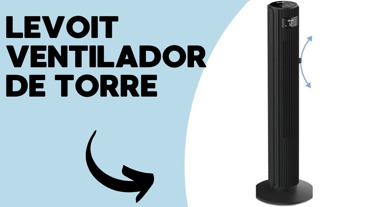 LEVOIT Ventilador de Torre, Inteligente con WiFi Alexa, 7.9m/s con Motor DC, Silencio 25 dB y 23 W