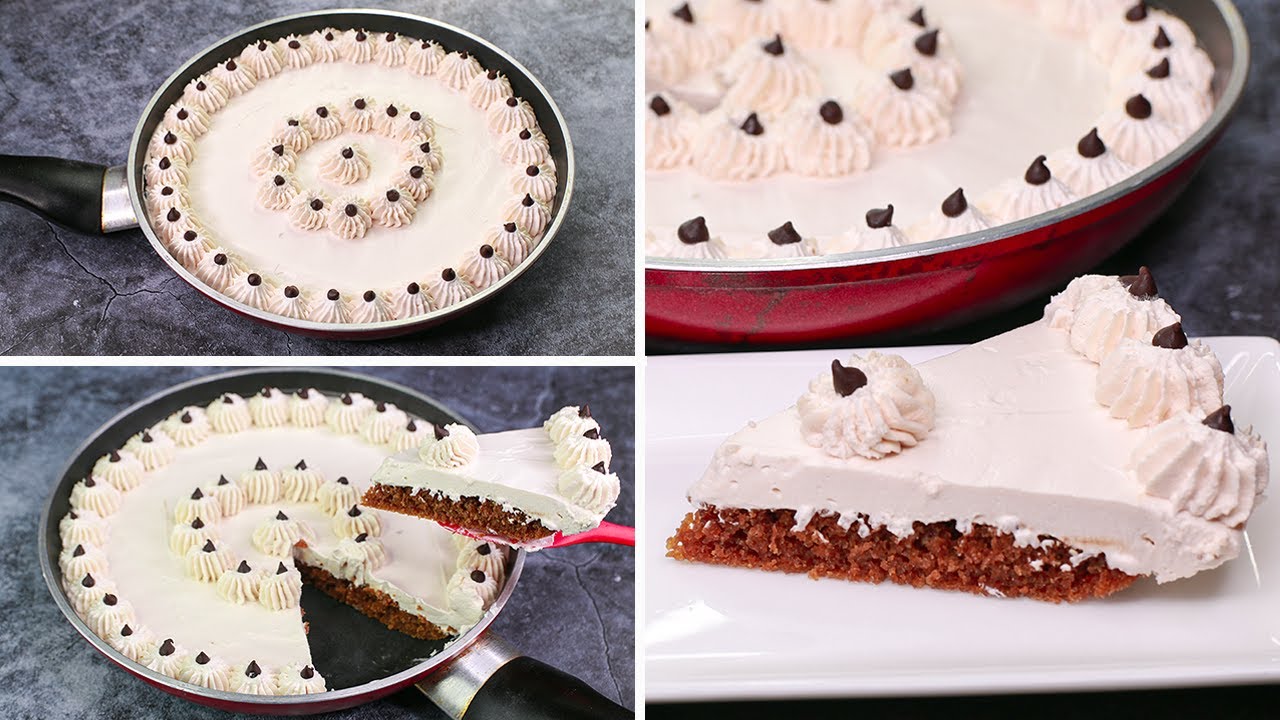 Coffee Cake In Fry Pan | Birthday Cake In Fry Pan | Eggless & Without Oven | Yummy