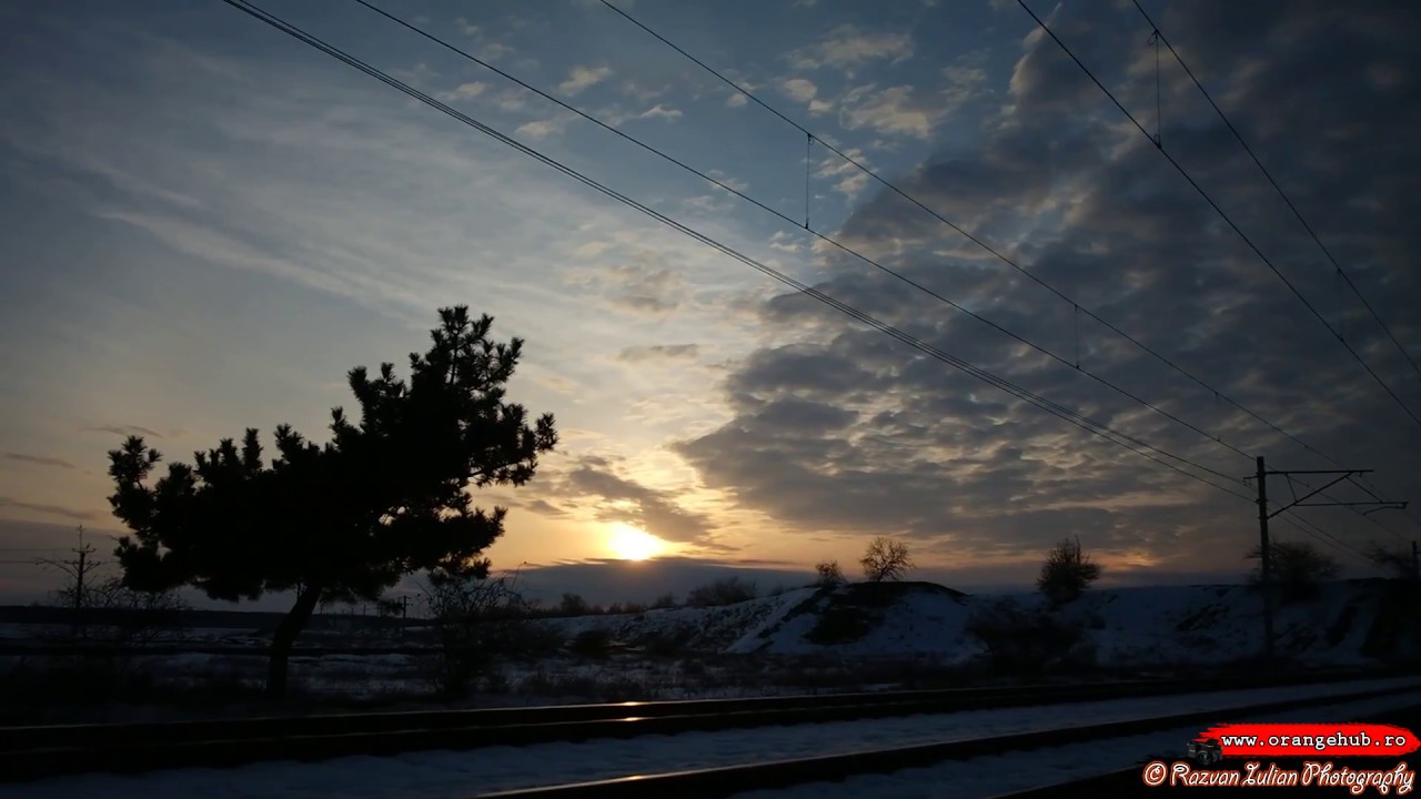 Un apus de sfarsit de iarna, Ploiesti (24 martie 2018)