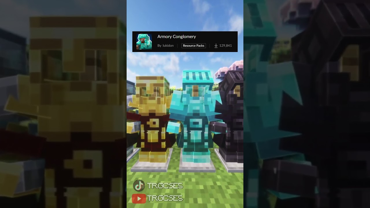 Les MEILLEURS Ressources Packs Pour votre SURVIE ! #minecraft #resourcepack #astuce en description !