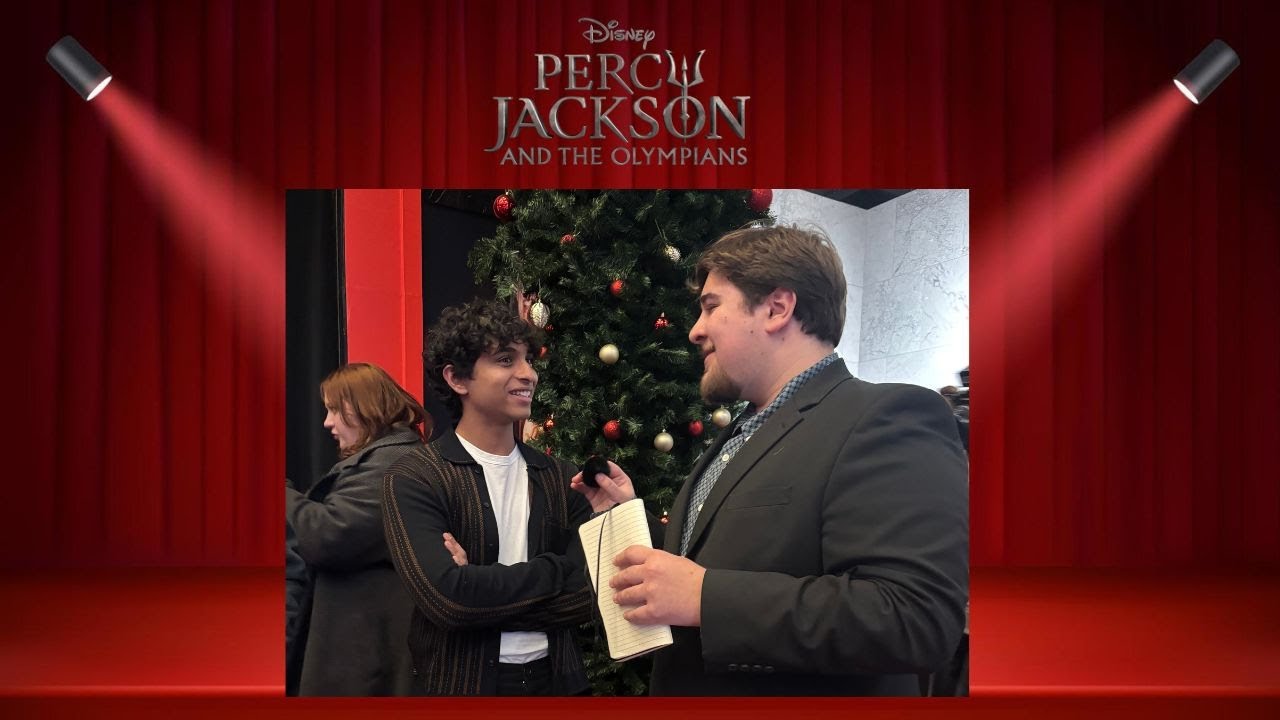 On the Percy Jackson and The Olympians Red Carpet!!
