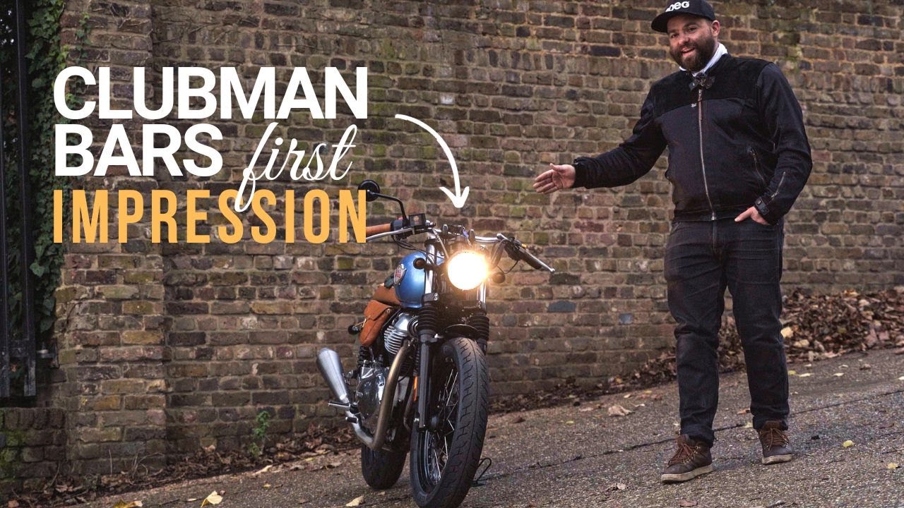 Trying Ace Clubman bars on my Royal Enfield Interceptor | Cafe Racer