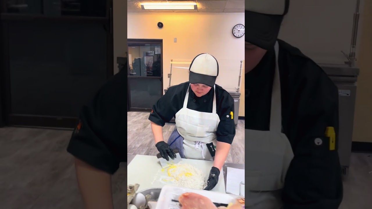 Culinary Arts makes Chicken Parmesan