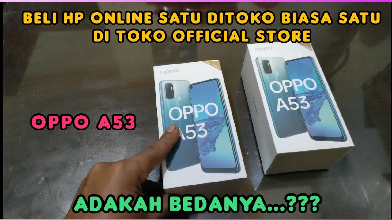 Perbedaan beli hp di toko biasa dengan official store - online