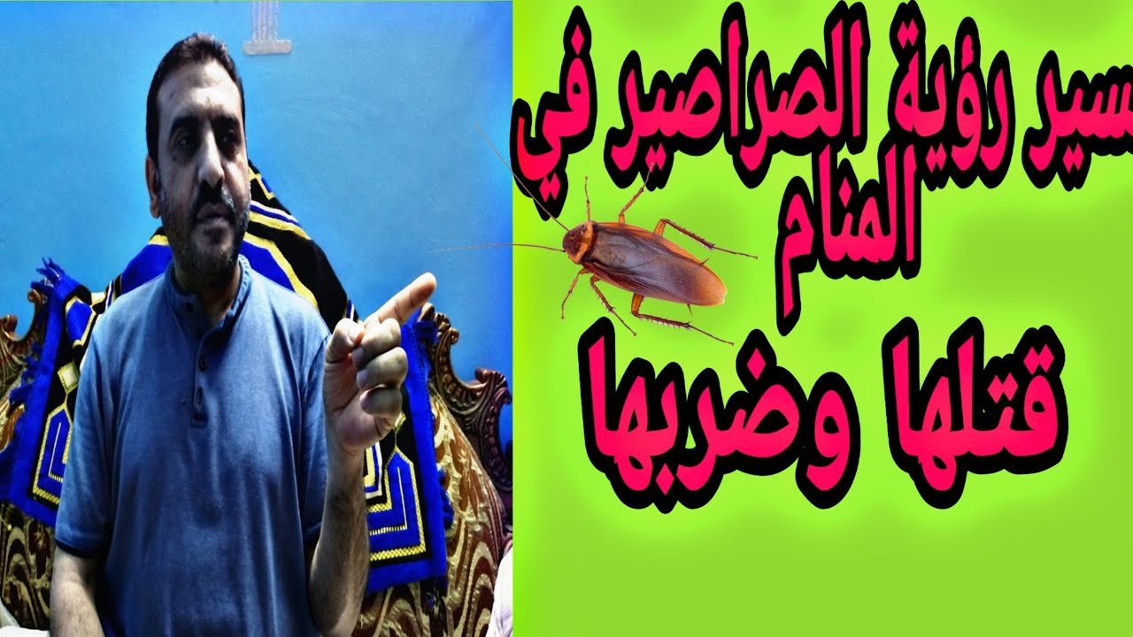 رؤية الصراصير في المنام وضربها ولمسها وقتلها. مع الشيخ عادل مدني