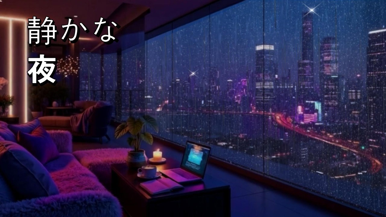 Tokyo Rainy Night ☕ Cozy Lofi Beats for Study & Deep Focus 🌧️ (1:02:00)