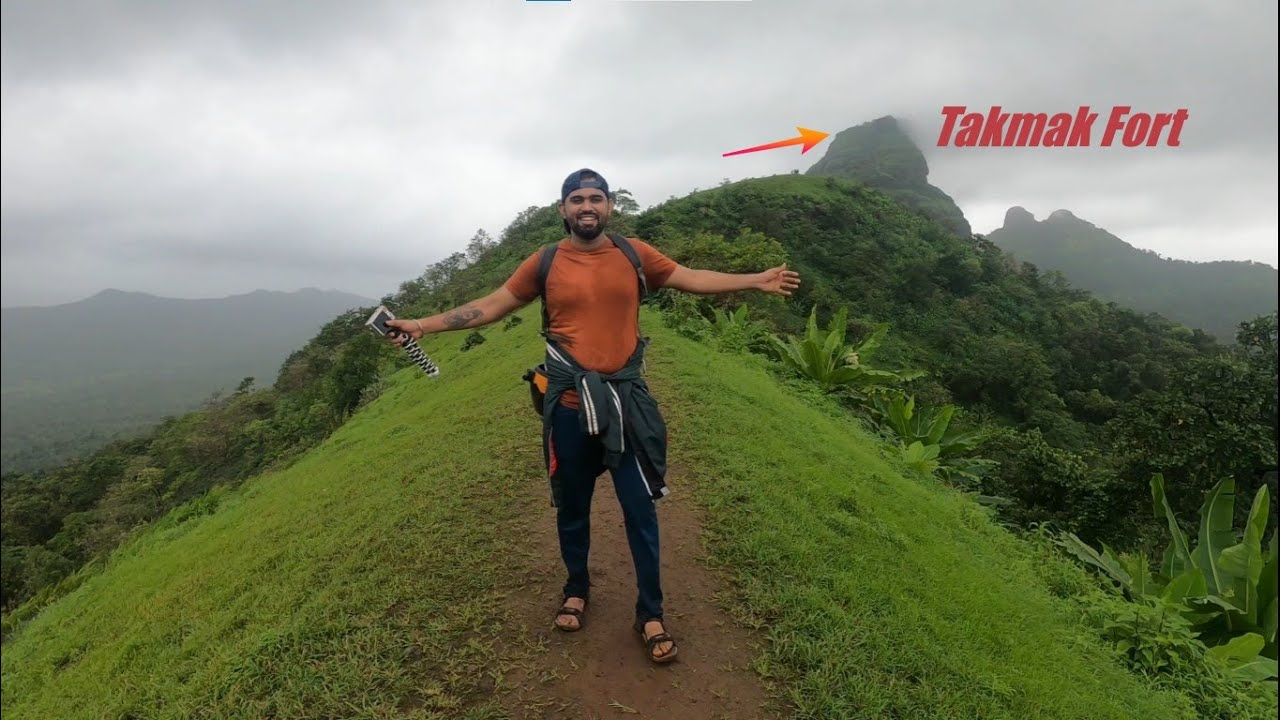 Takmak Fort Trek  | Amazing Trek Near Mumbai, Virar in Monsoon | Traveling Vlog | Gopro 8 Black