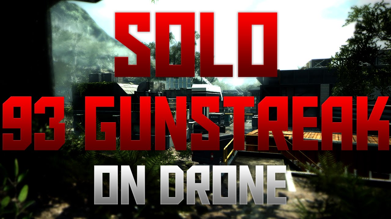 AMAZING 93 GUNSTREAK SOLO ON DRONE!