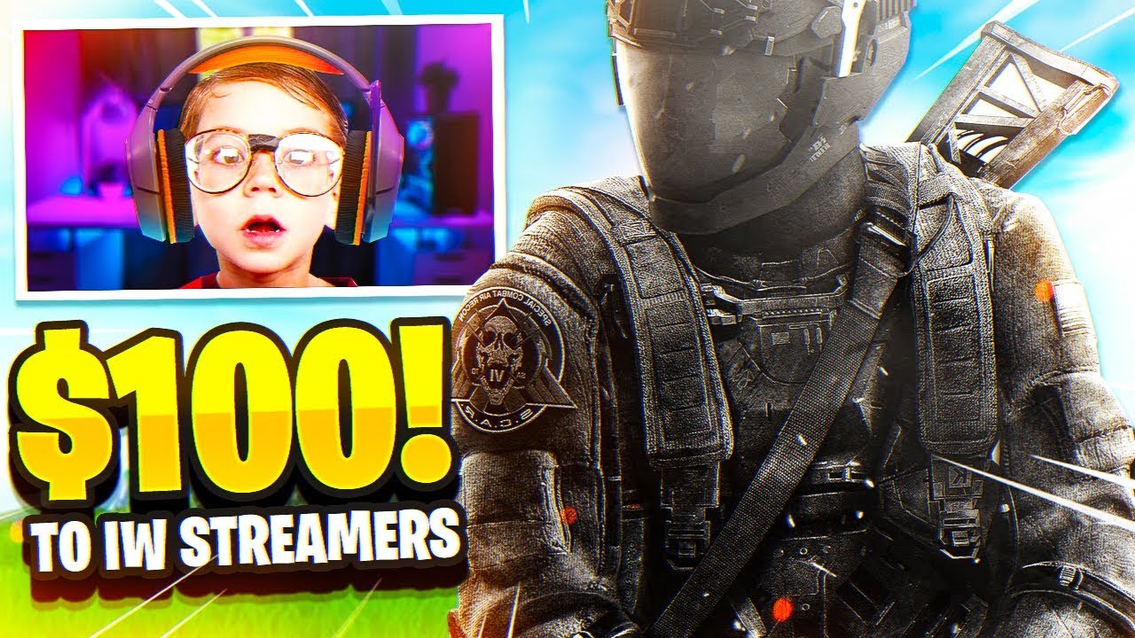 donating 100$ to Infinite Warfare Live Streamers... 😱 If they can drop a NUKE! ☢️