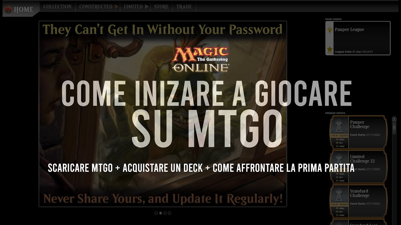 Guida pratica su come giocare a Magic Online aka MTGO