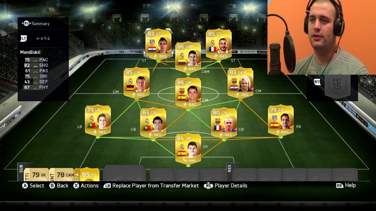 FIFA 15 Spaniski tim od 65000 novcica [Chemistry 100] [Srpski Gameplay] ☆ SerbianGamesBL ☆