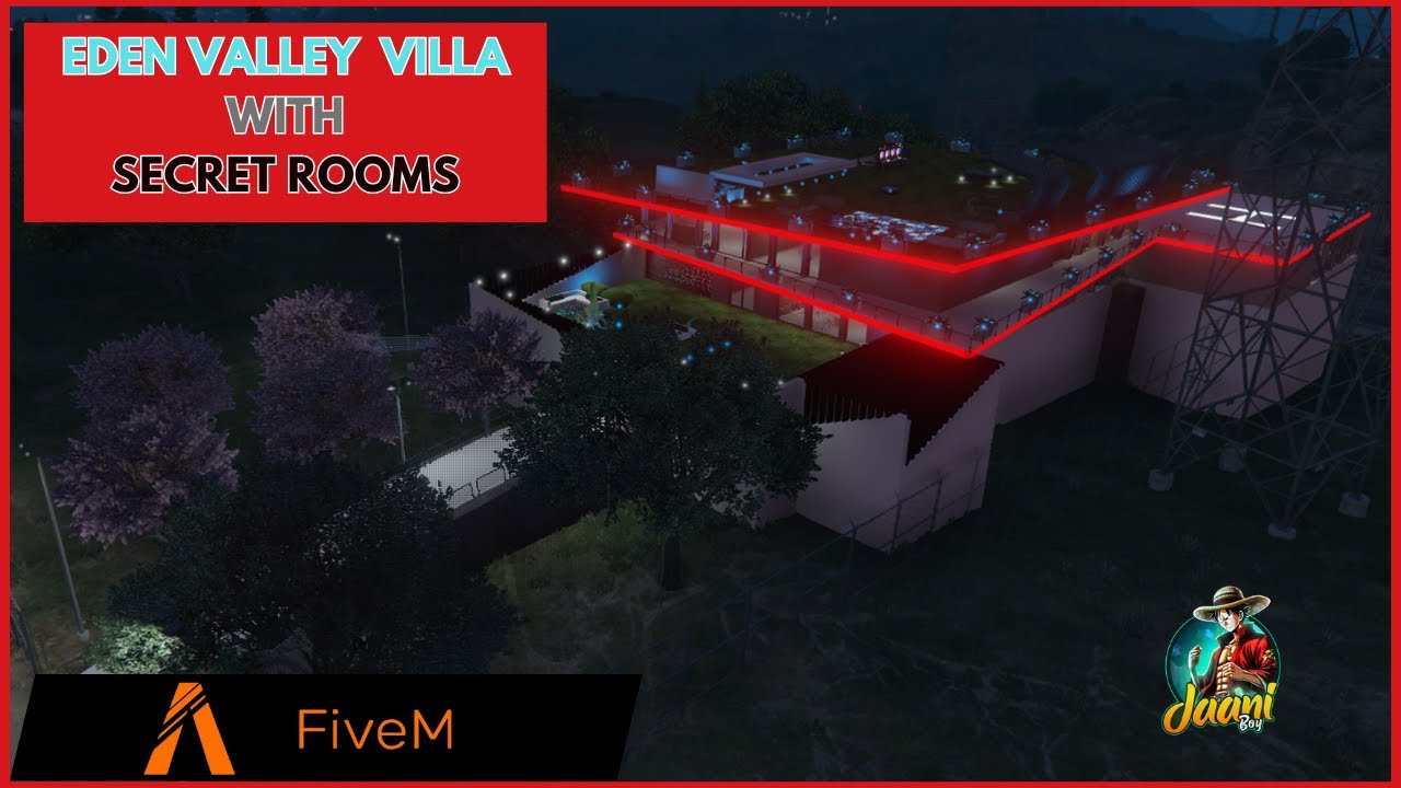 Fivem MLO / Fivem Villa (Secret Rooms) - Fivem MLO House - Custom Fivem MLO